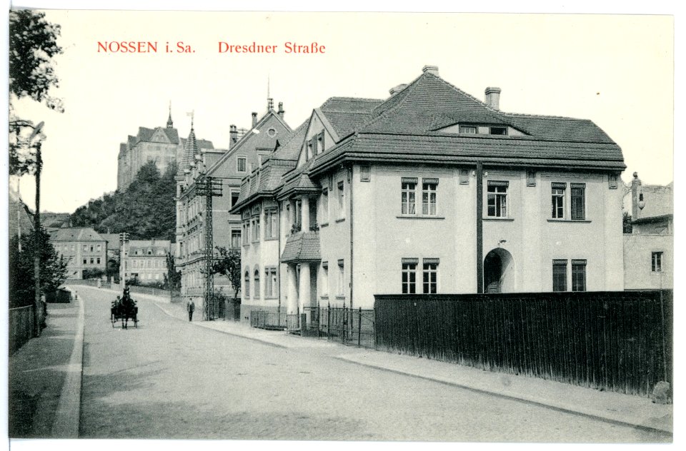 15888-Nossen-1913-Dresdner Straße-Brück & Sohn Kunstverlag