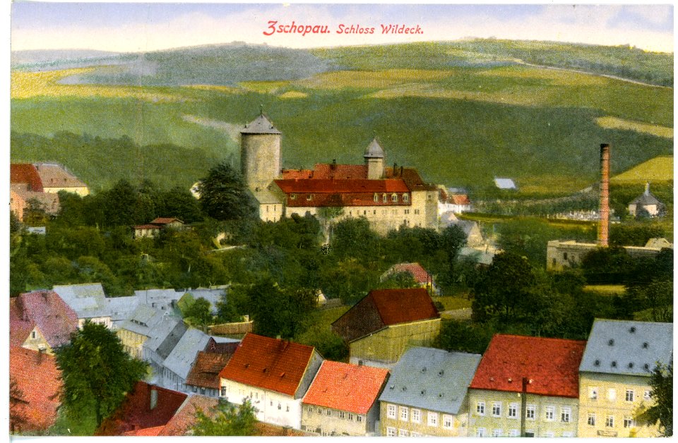 16338-Zschopau-1913-Schloß Wildeck-Brück & Sohn Kunstverlag