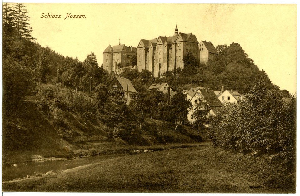 16674-Nossen-1913-Schloß-Brück & Sohn Kunstverlag