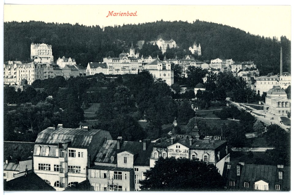 15933-Marienbad-1913-Blick auf Marienbad-Brück & Sohn Kunstverlag