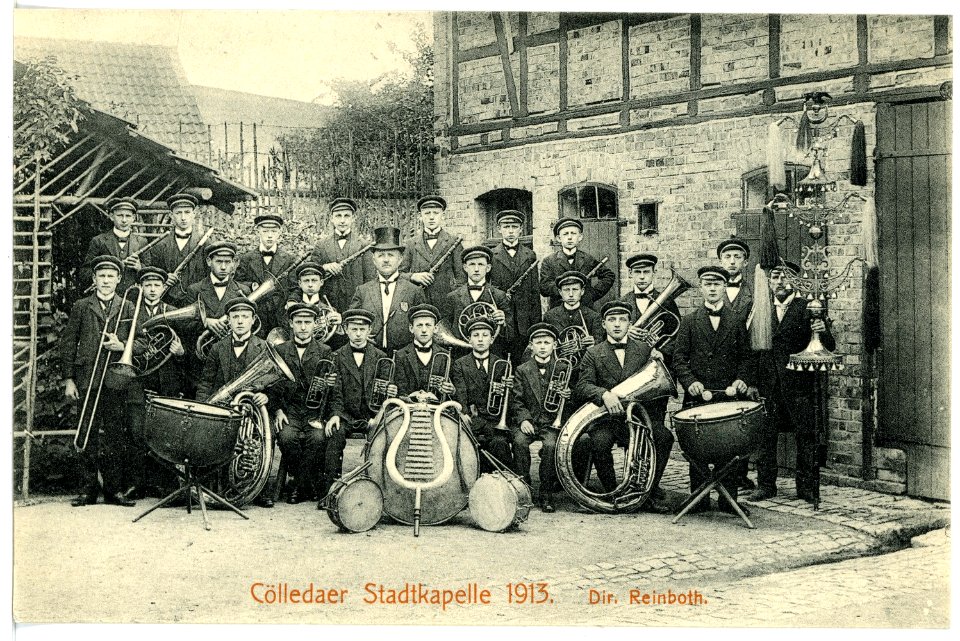16638-Cölleda-1913-Stadtkapelle 1913-Brück & Sohn Kunstverlag
