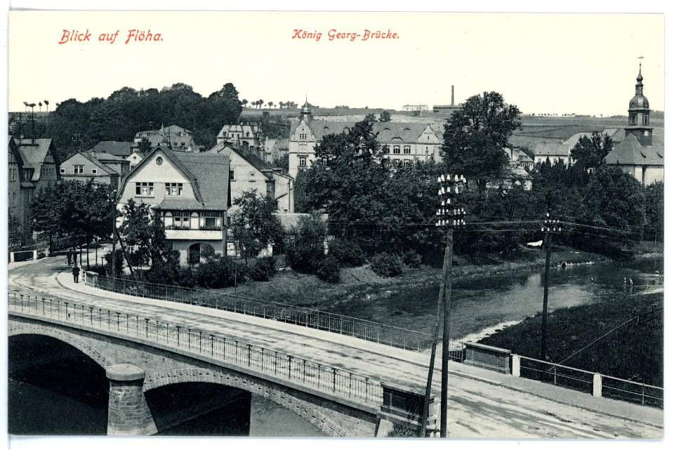 15953-Flöha-1913-König Georg Brücke-Brück & Sohn Kunstverlag