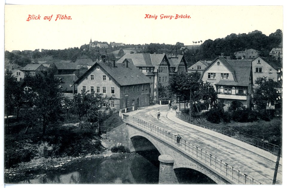 15954-Flöha-1913-König Georg Brücke-Brück & Sohn Kunstverlag