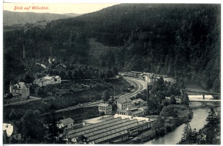 16745-Wilischtal-1913-Blick auf Wilischtal-Brück & Sohn Kunstverlag