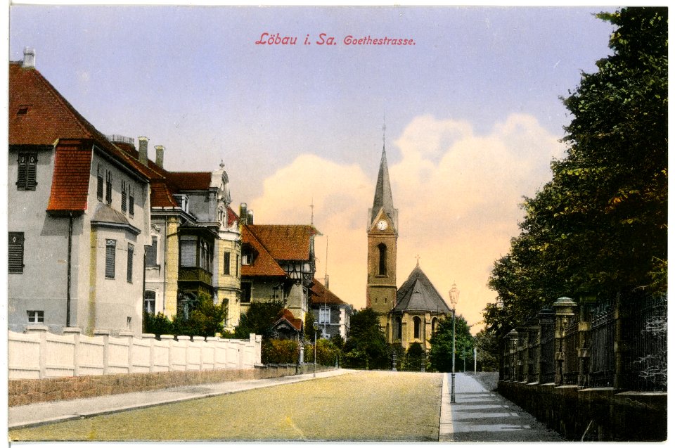 16327-Löbau-1913-Goethestraße-Brück & Sohn Kunstverlag