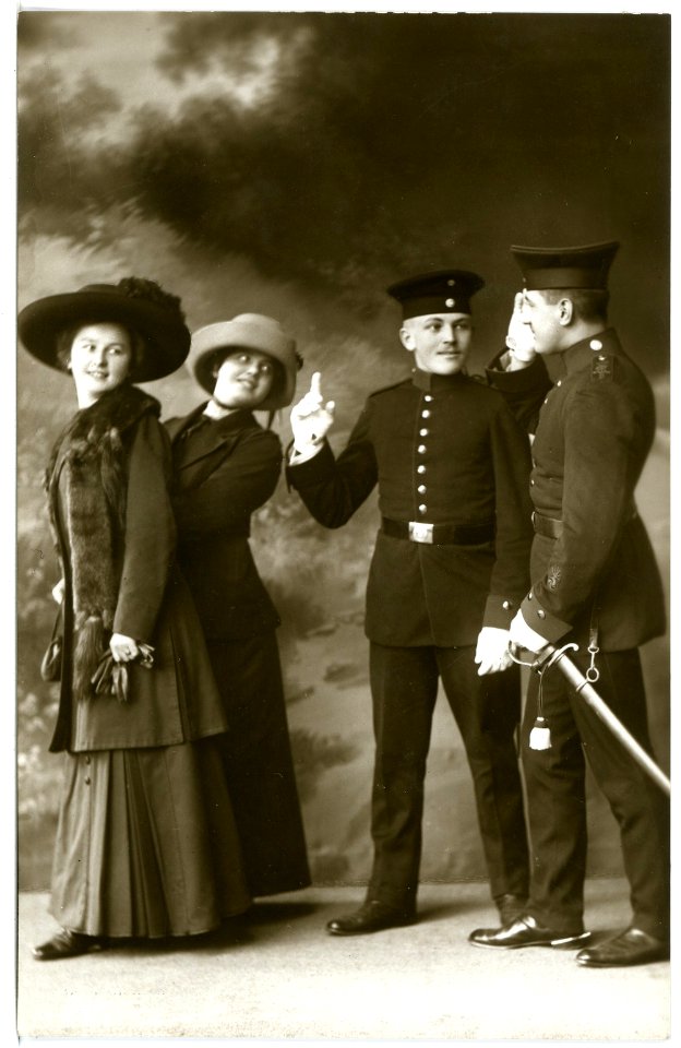 16056-Meißen-1913-Artillerie Im Garten-Brück & Sohn Kunstverlag