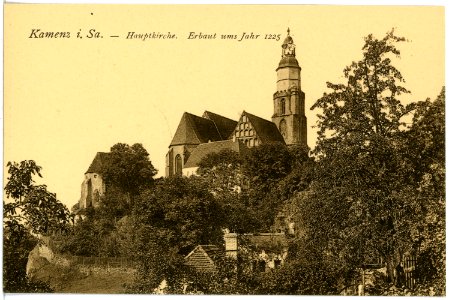 18202-Kamenz-1914-Hauptkirche-Brück & Sohn Kunstverlag