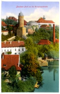16431-Bautzen-1913-Blick auf Bautzen von der Kronprinzenbrücke-Brück & Sohn Kunstverlag