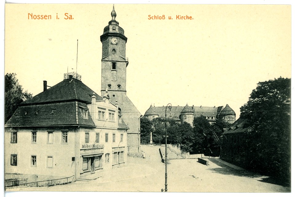 16286-Nossen-1913-Schloß und Kirche-Brück & Sohn Kunstverlag
