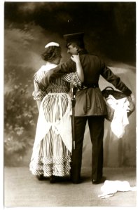 16073-Meißen-1913-Infanterie Wäschermädel-Brück & Sohn Kunstverlag