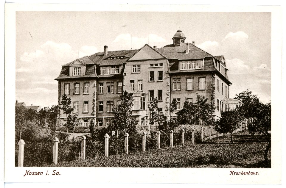 16290-Nossen-1913-Krankenhaus-Brück & Sohn Kunstverlag