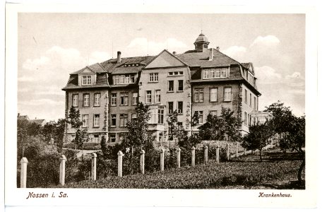 16290-Nossen-1913-Krankenhaus-Brück & Sohn Kunstverlag