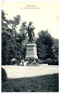 16372-Marienbad-1913-Dr. August-Herzig-Denkmal-Brück & Sohn Kunstverlag