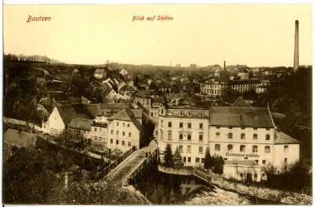 18777-Bautzen-1915-Blick auf Seidau, Hammermühle-Brück & Sohn Kunstverlag