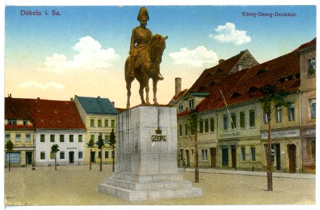 15911-Döbeln-1913-König-Georg-Denkmal-Brück & Sohn Kunstverlag
