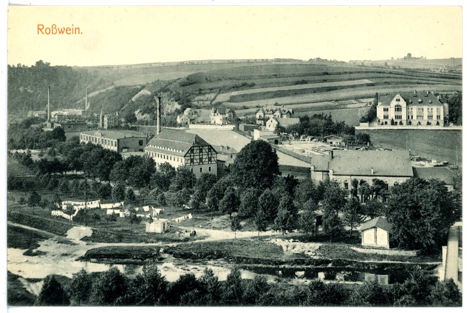 15812-Roßwein-1913-Blick auf Roßwein-Brück & Sohn Kunstverlag