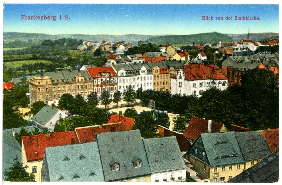 17323-Frankenberg-1914-Blick von der Stadtkirche-Brück & Sohn Kunstverlag