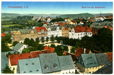 17323-Frankenberg-1914-Blick von der Stadtkirche-Brück & Sohn Kunstverlag