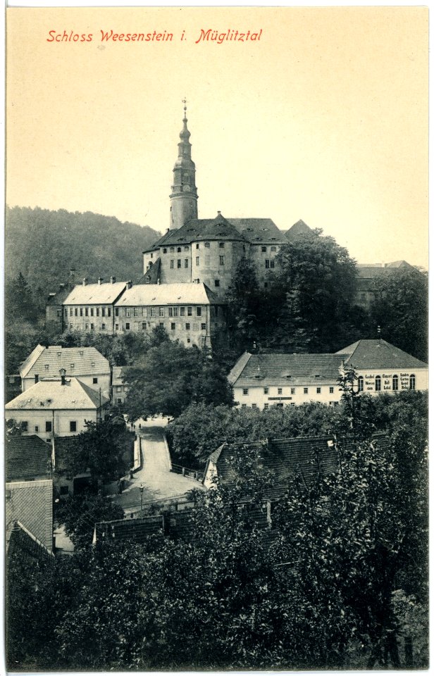 18332-Weesenstein-1914-Schloß-Brück & Sohn Kunstverlag