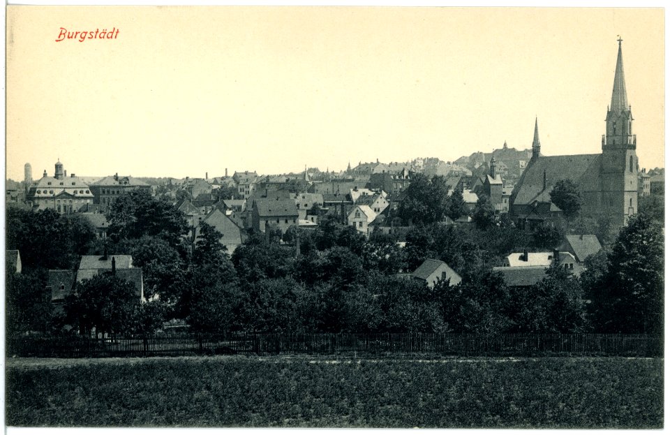 18303-Burgstädt-1914-Blick auf Burgstädt-Brück & Sohn Kunstverlag