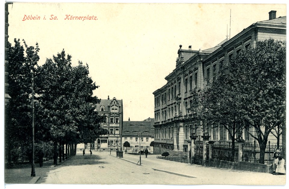 15793-Döbeln-1913-Körnerplatz-Brück & Sohn Kunstverlag