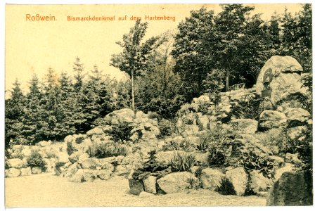 15831-Roßwein-1913-Bismarckdenkmal auf dem Hartenberg-Brück & Sohn Kunstverlag