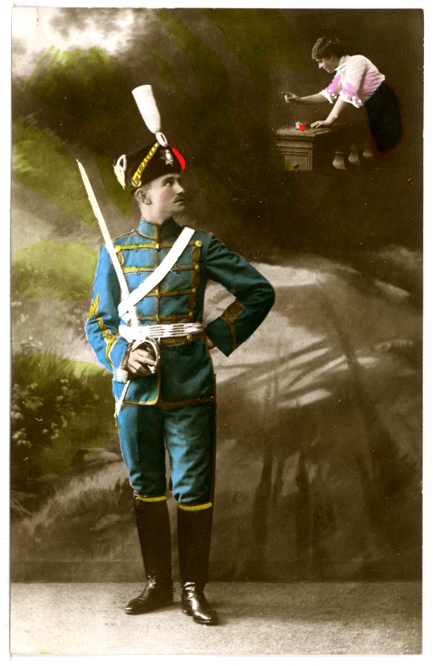 16025-Meißen-1913-Husaren Schilderhaus Der Schütze-Brück & Sohn Kunstverlag