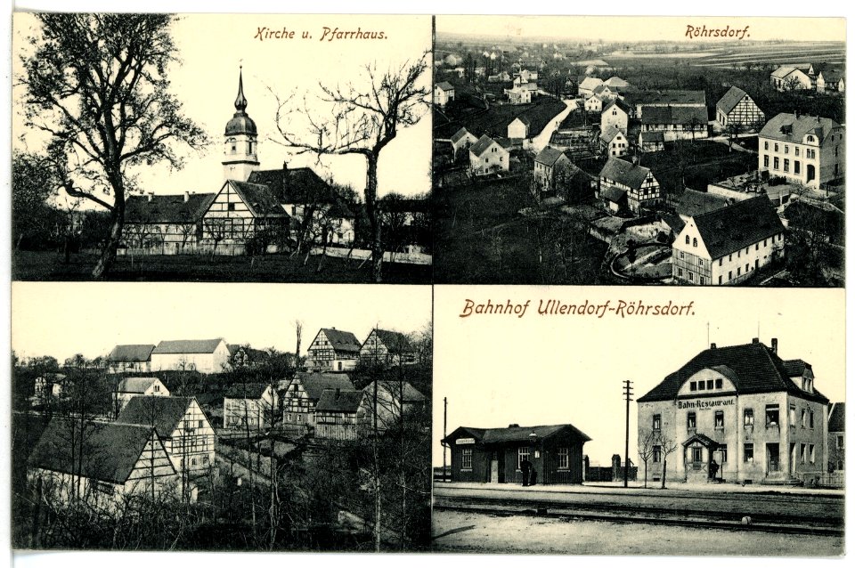 15957-Röhrsdorf-1913-verschiedene Ortsansichten-Brück & Sohn Kunstverlag