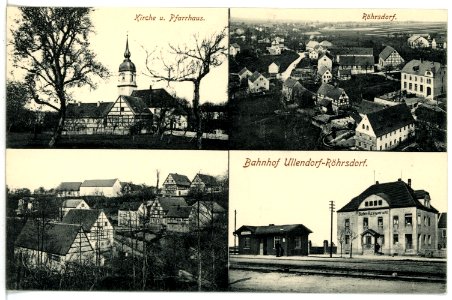 15957-Röhrsdorf-1913-verschiedene Ortsansichten-Brück & Sohn Kunstverlag