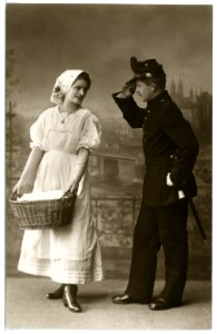 16127-Meißen-1913-Schützen Wäschermädel-Brück & Sohn Kunstverlag