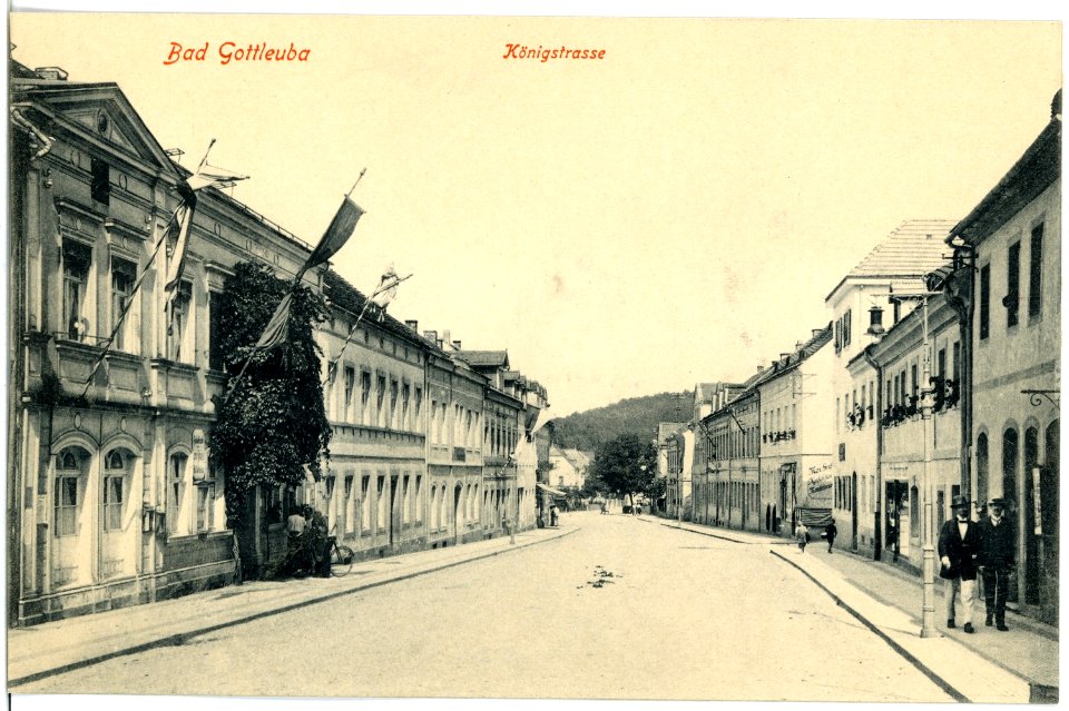 18397-Bad Gottleuba-1914-Königsstraße-Brück & Sohn Kunstverlag