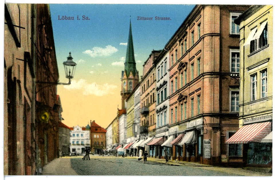 16324-Löbau-1913-Zittauer Straße-Brück & Sohn Kunstverlag