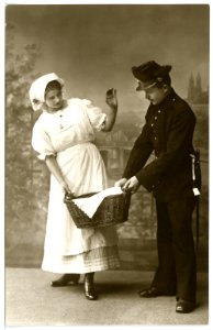 16129-Meißen-1913-Schützen Wäschermädel-Brück & Sohn Kunstverlag