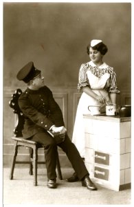 16039-Meißen-1913-Schützen In der Küche-Brück & Sohn Kunstverlag
