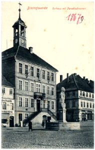 18679-Bischofswerda-1915-Markt, Paradiesbrunnen-Brück & Sohn Kunstverlag