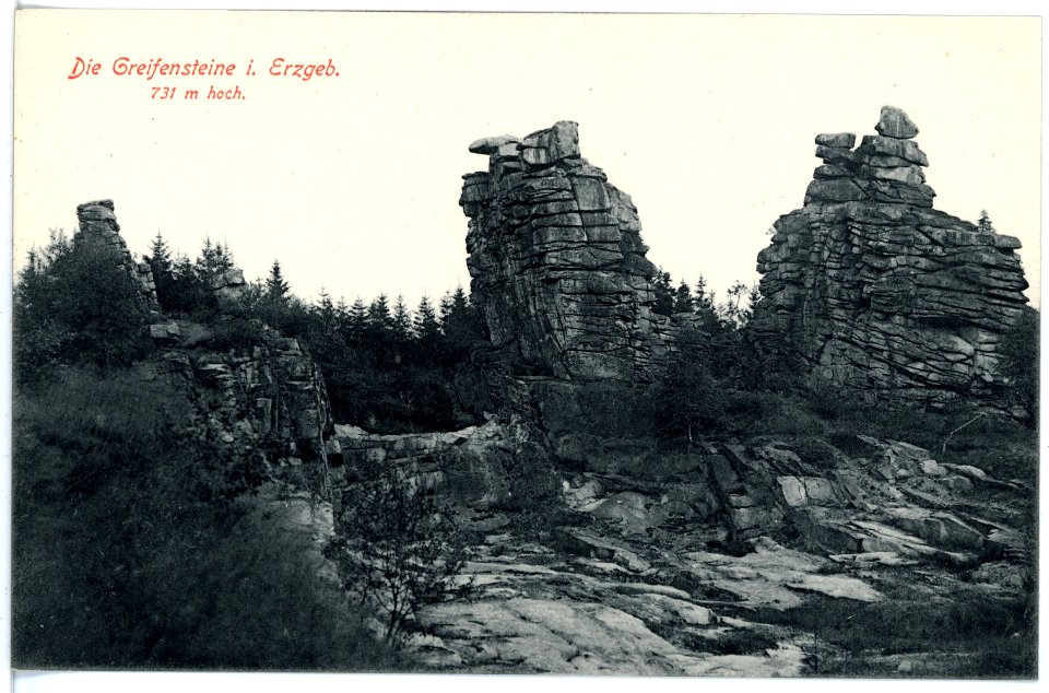 16741-Greifensteine-1913-Greifensteine-Brück & Sohn Kunstverlag