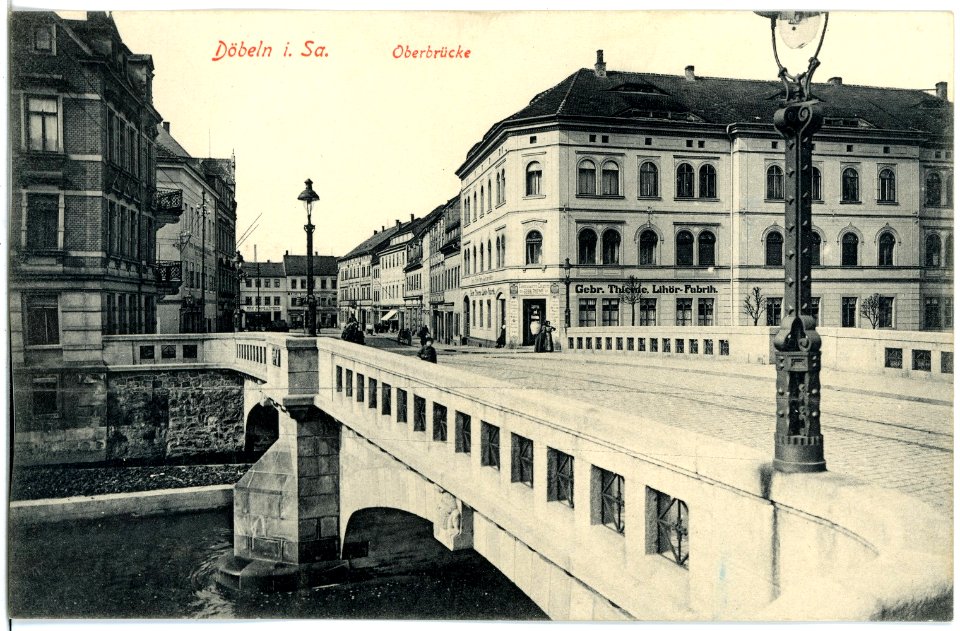 18742-Döbeln-1915-Oberbrücke-Brück & Sohn Kunstverlag