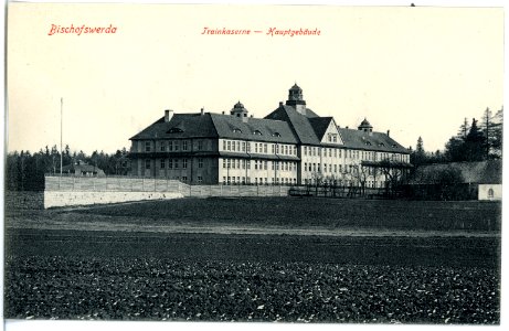 18677-Bischofswerda-1915-Trainkaserne - Hauptgebäude-Brück & Sohn Kunstverlag