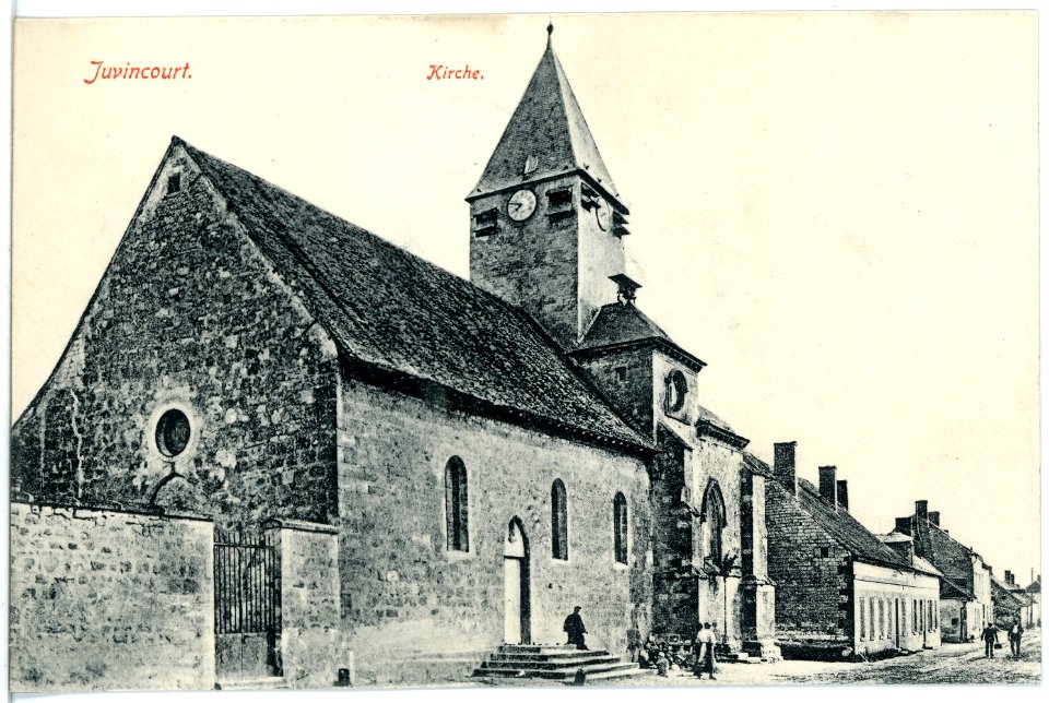 18643-Juvincourt-1915-Kirche-Brück & Sohn Kunstverlag