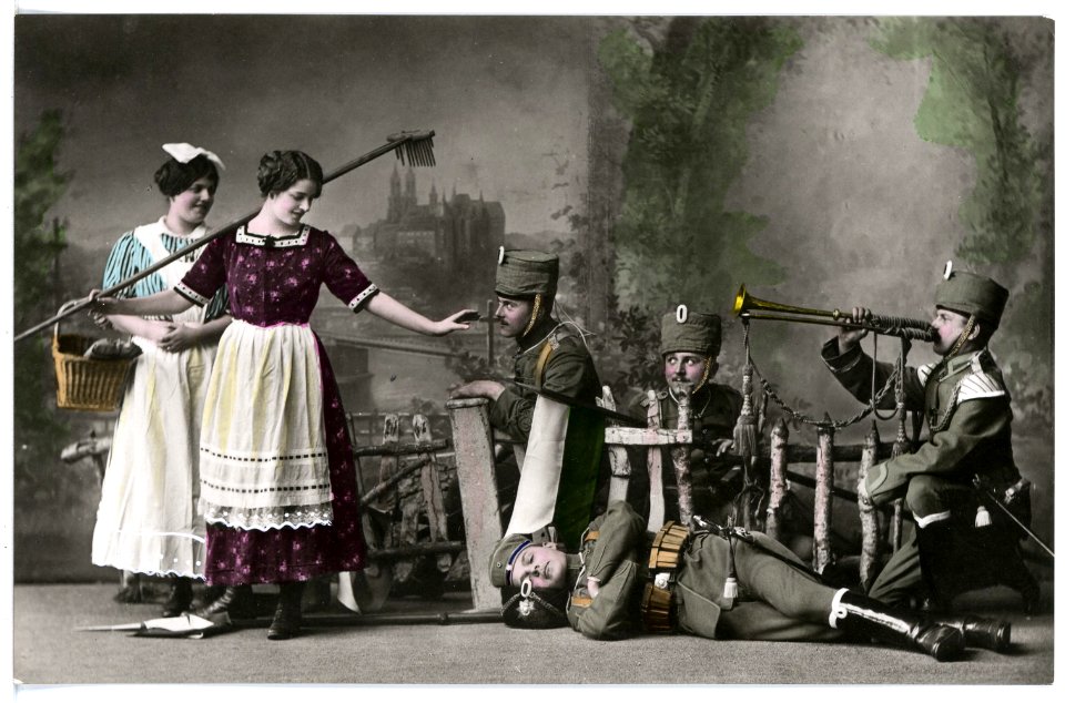 16203-Meißen-1913-Pioniere - Mädchen-Brück & Sohn Kunstverlag