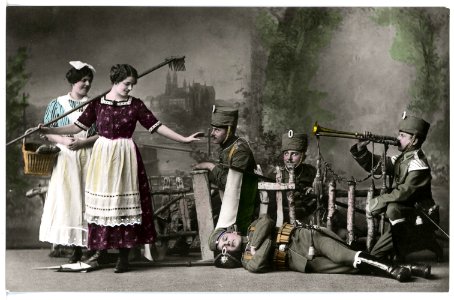 16203-Meißen-1913-Pioniere - Mädchen-Brück & Sohn Kunstverlag