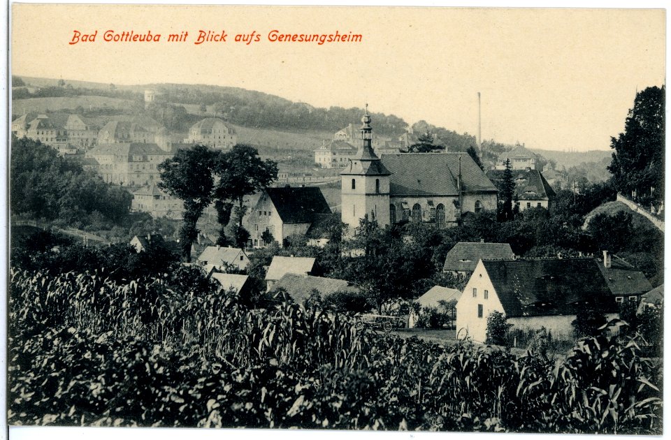 18401-Bad Gottleuba-1914-Blick auf Bad Gottleuba-Brück & Sohn Kunstverlag