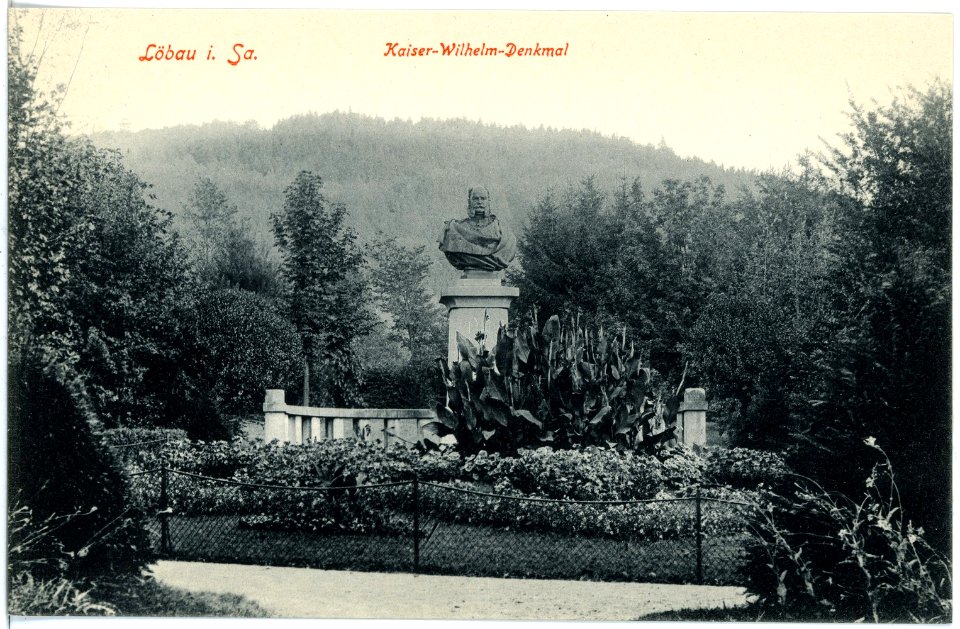 18423-Löbau-1914-Kaiser-Wilhelm-Denkmal-Brück & Sohn Kunstverlag