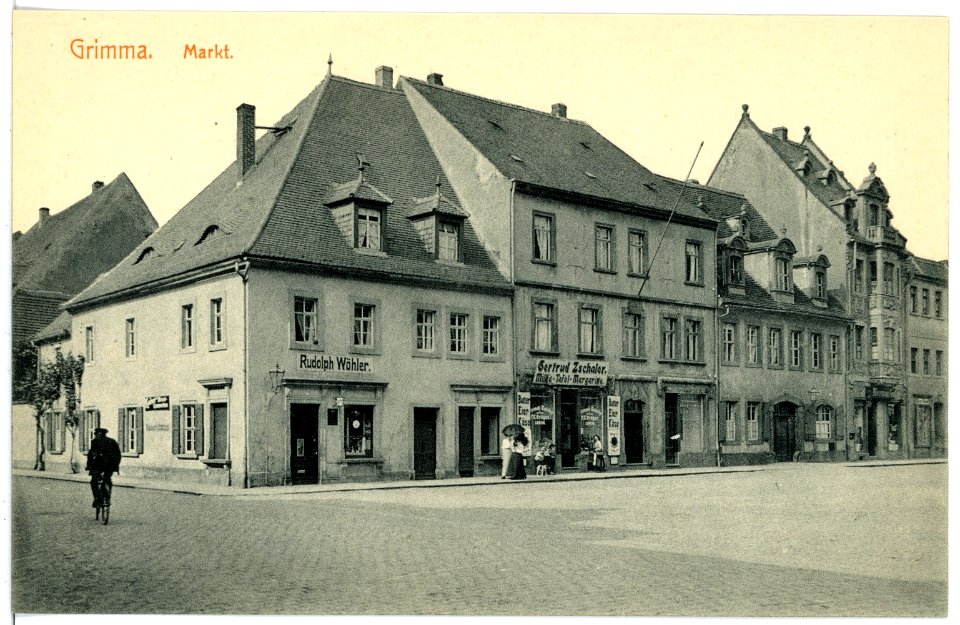 16297-Grimma-1913-Markt-Brück & Sohn Kunstverlag