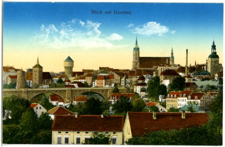 18437-Bautzen-1914-total-Brück & Sohn Kunstverlag