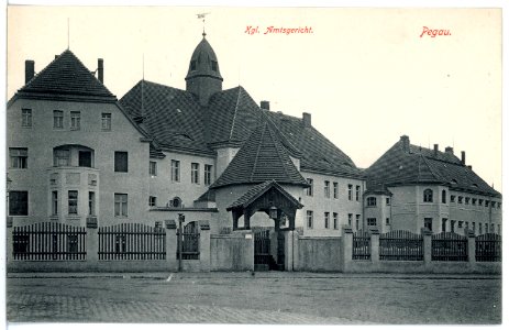 16357-Pegau-1913-Königliches Amtsgericht-Brück & Sohn Kunstverlag