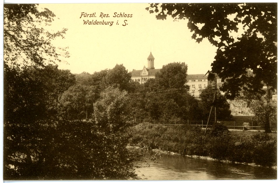 16391-Waldenburg-1913-Fürstliches Residenzschloß-Brück & Sohn Kunstverlag