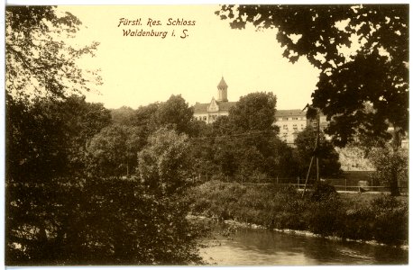 16391-Waldenburg-1913-Fürstliches Residenzschloß-Brück & Sohn Kunstverlag