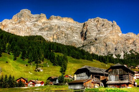 South tyrol alpine view photo