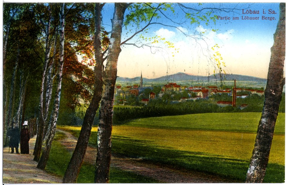 18466-Löbau-1914-Am Löbauer Berge-Brück & Sohn Kunstverlag